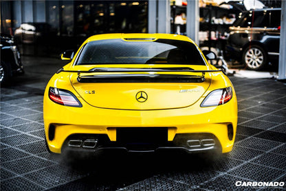 2010-2015 Mercedes Benz W197 SLS AMG BKSS Style Carbon Fiber Trunk Spoiler - Carbonado