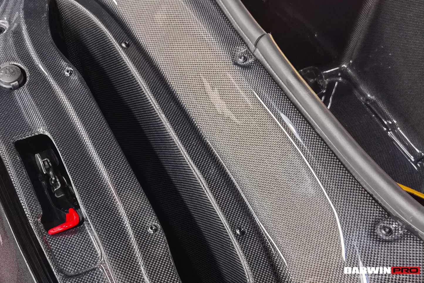 2015-2020 Ferrari 488 GTB/Spyder Pista Style Front Bumper Set W/Hood - DarwinPRO Aerodynamics