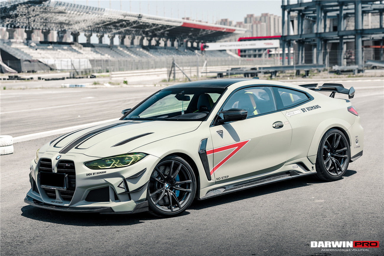 2021-UP BMW M4 G82/G83 BKSSII Style Front Bumper and Front Fender and Side Skirts - DarwinPRO Aerodynamics