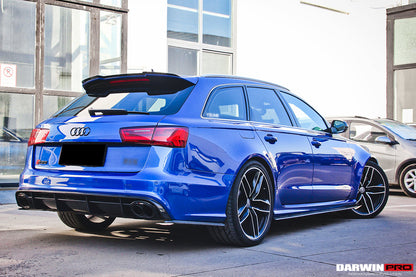 2013-2018 Audi RS6 Avant Carbon Fiber Rear Lip - DarwinPRO Aerodynamics