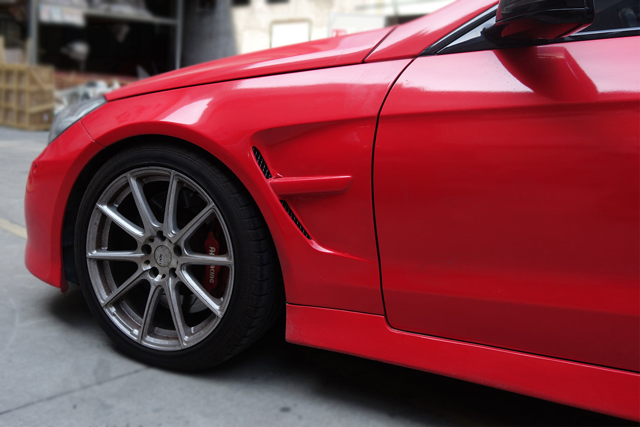 2010-2013 Mercedes Benz E Class W207 Coupe LRS Style Front Fender - Carbonado