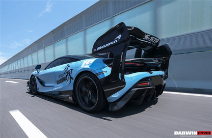 2017-2021 McLaren 720s Se²NWBII Style Carbon Fiber Rear Diffuser - DarwinPRO Aerodynamics