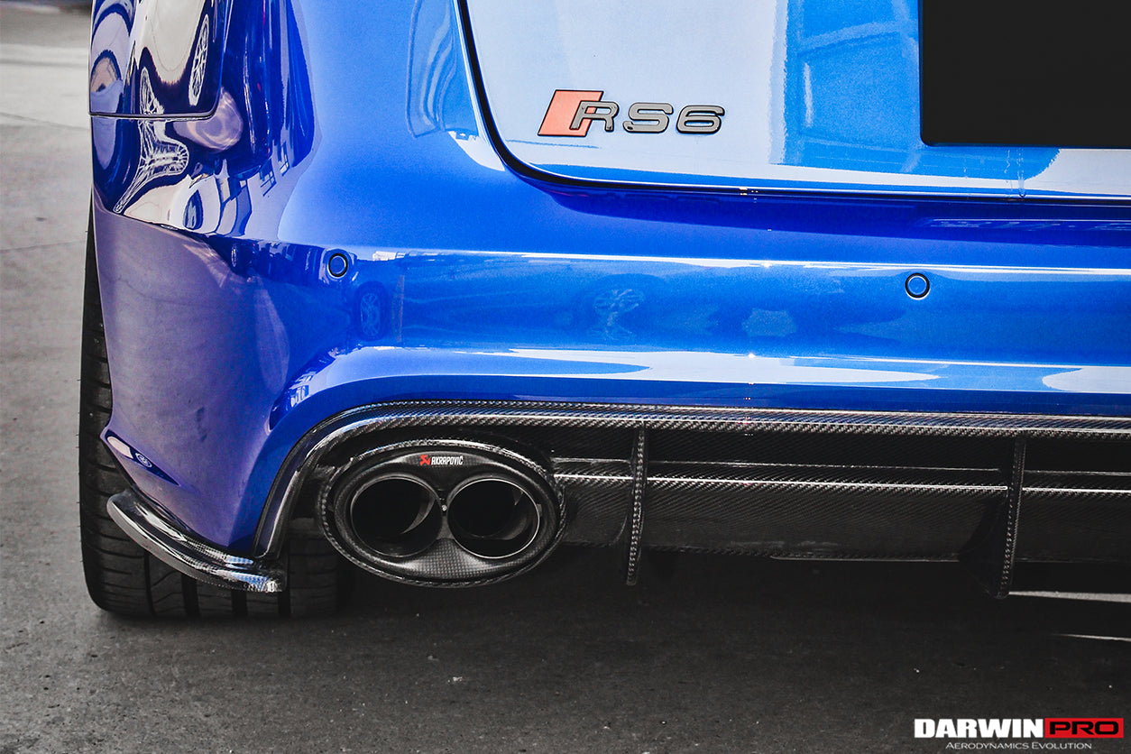 2013-2018 Audi RS6 Avant Carbon Fiber Rear Lip - DarwinPRO Aerodynamics