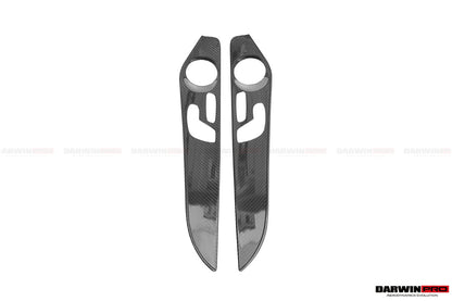 2015-2021 Mercedes Benz W205 C63/S AMG Sedan Carbon Fiber Interior Door Panel Trim Cover Strip - DarwinPRO Aerodynamics