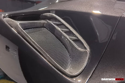 2015-2020 Ferrari 488 GTB/Spyder Pista Style Quarter Panel Side Scoops - DarwinPRO Aerodynamics