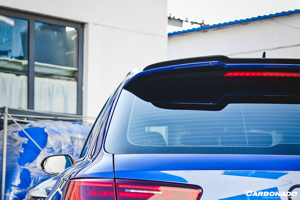 2013-2018 Audi RS6 Avant MN Style Carbon Fiber Roof Spoiler - Carbonado