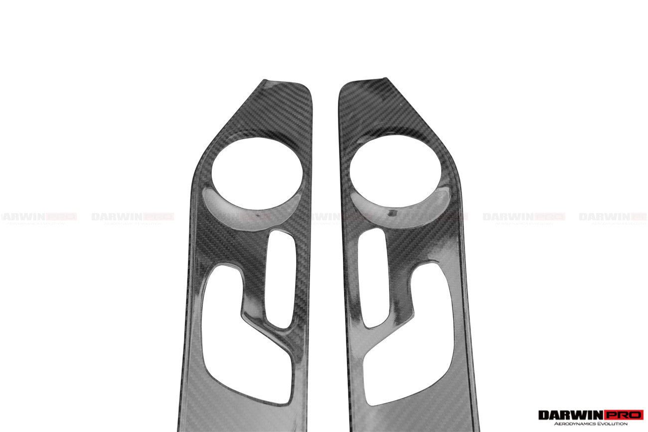 2015-2021 Mercedes Benz W205 C63/S AMG Sedan Carbon Fiber Interior Door Panel Trim Cover Strip - DarwinPRO Aerodynamics