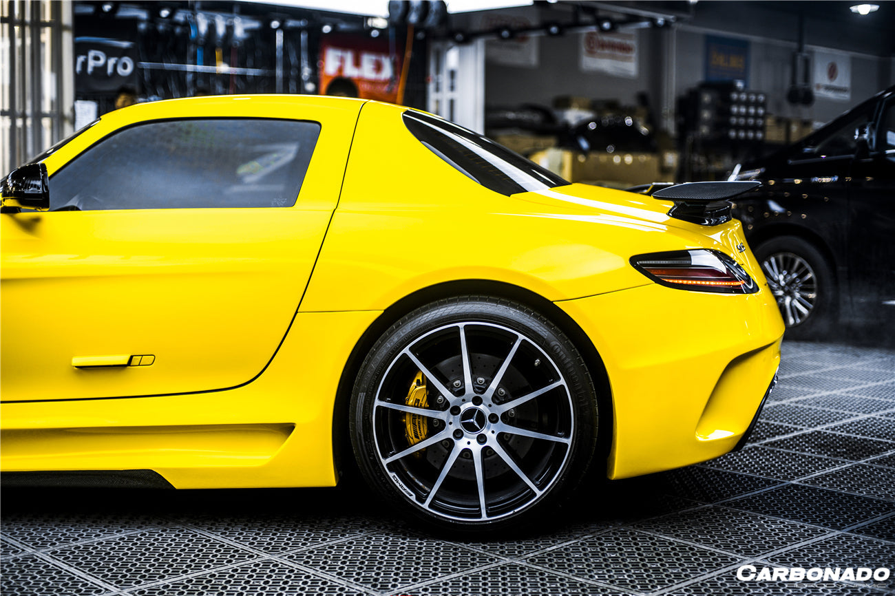 2010-2015 Mercedes Benz W197 SLS AMG BKSS Style Carbon Fiber Trunk Spoiler - Carbonado Aero