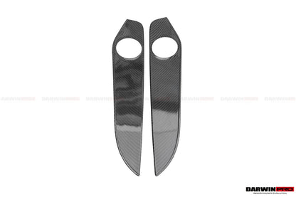 2015-2021 Mercedes Benz W205 C63/S AMG Sedan Carbon Fiber Interior Door Panel Trim Cover Strip - DarwinPRO Aerodynamics
