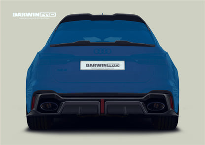 2019-2022 Audi RS6 Avant C8 BKSS Style Rear Diffuser - DarwinPRO Aerodynamics