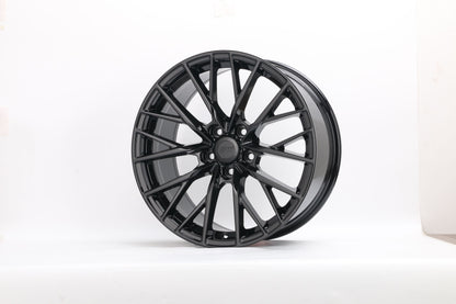 E036 Gloss Black 18x8.5 ET34 5x112 – (Square Set of 4)