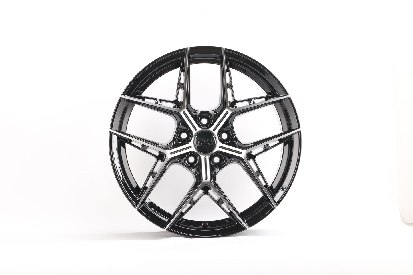 E037 Black Machined Face 18x8.5 ET35 5x112 – (Square Set of 4)
