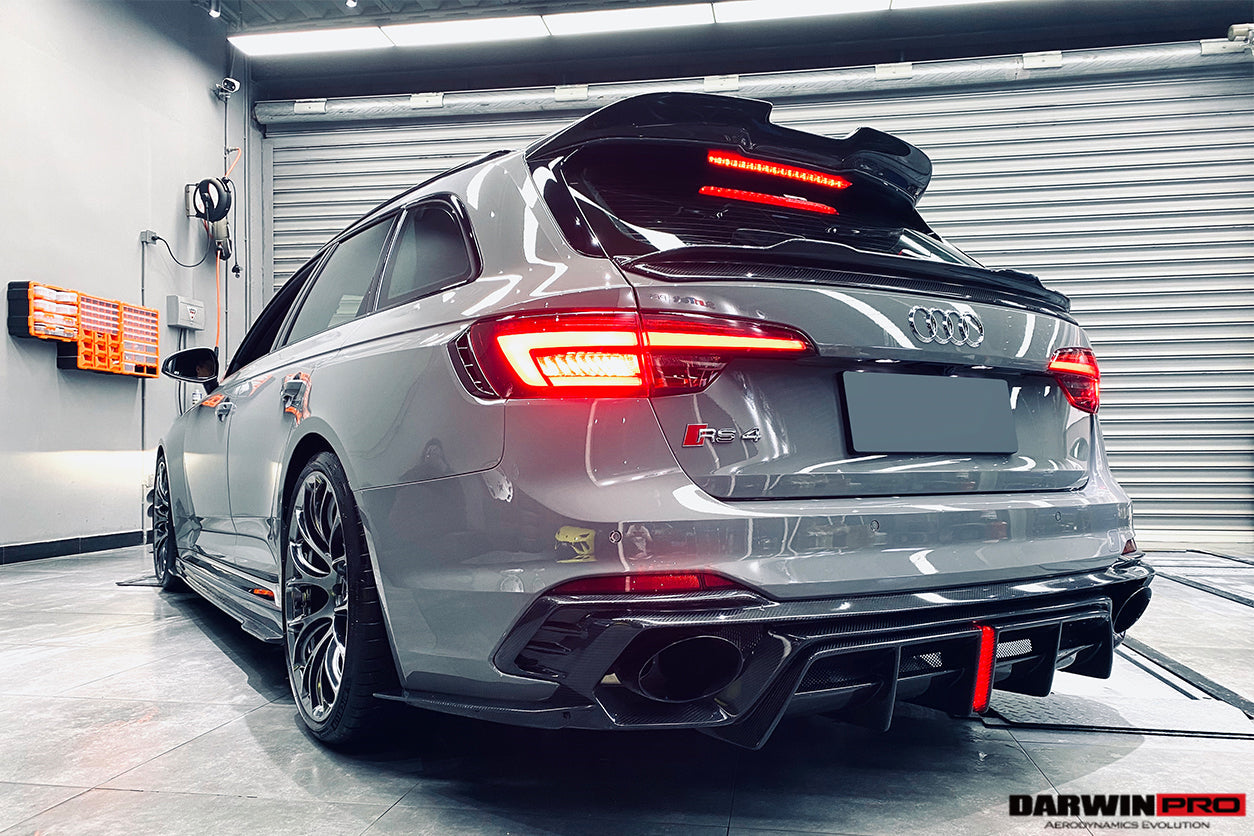 2017-2022 Audi RS4 B9 BKSS Style Side Skirts Under Board - DarwinPRO Aerodynamics