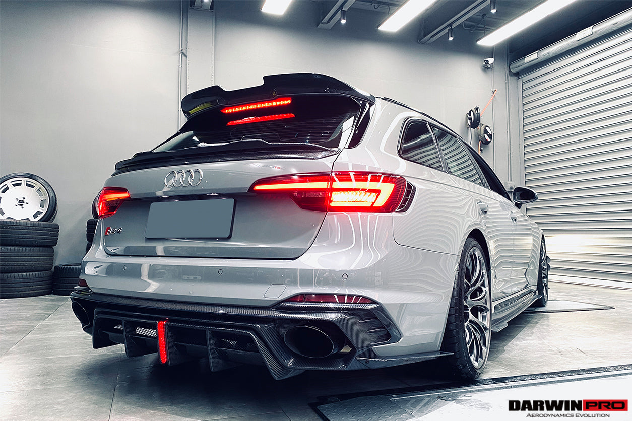 2017-2022 Audi RS4 B9/B9.5 S4 B9 BKSS Style Rear Decklid Spoiler - DarwinPRO Aerodynamics