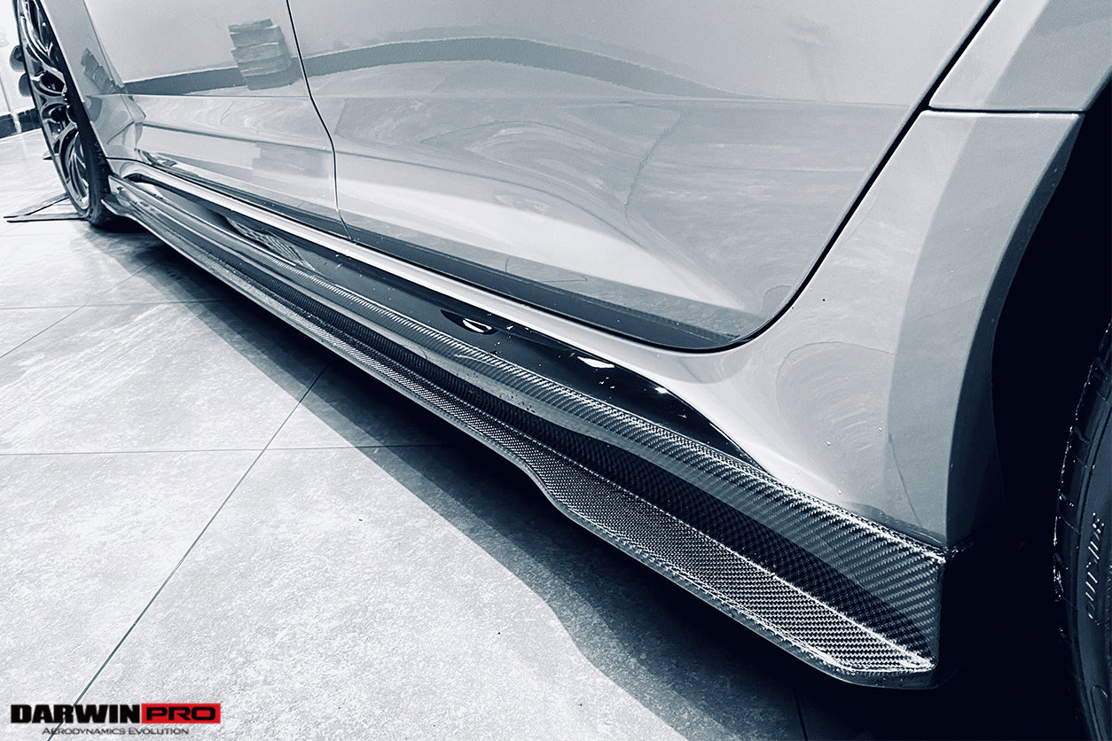 2017-2022 Audi RS4 B9 BKSS Style Side Skirts Under Board - DarwinPRO Aerodynamics