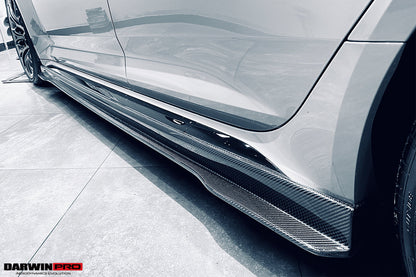 2017-2022 Audi RS4 B9 BKSS Style Side Skirts Under Board - DarwinPRO Aerodynamics