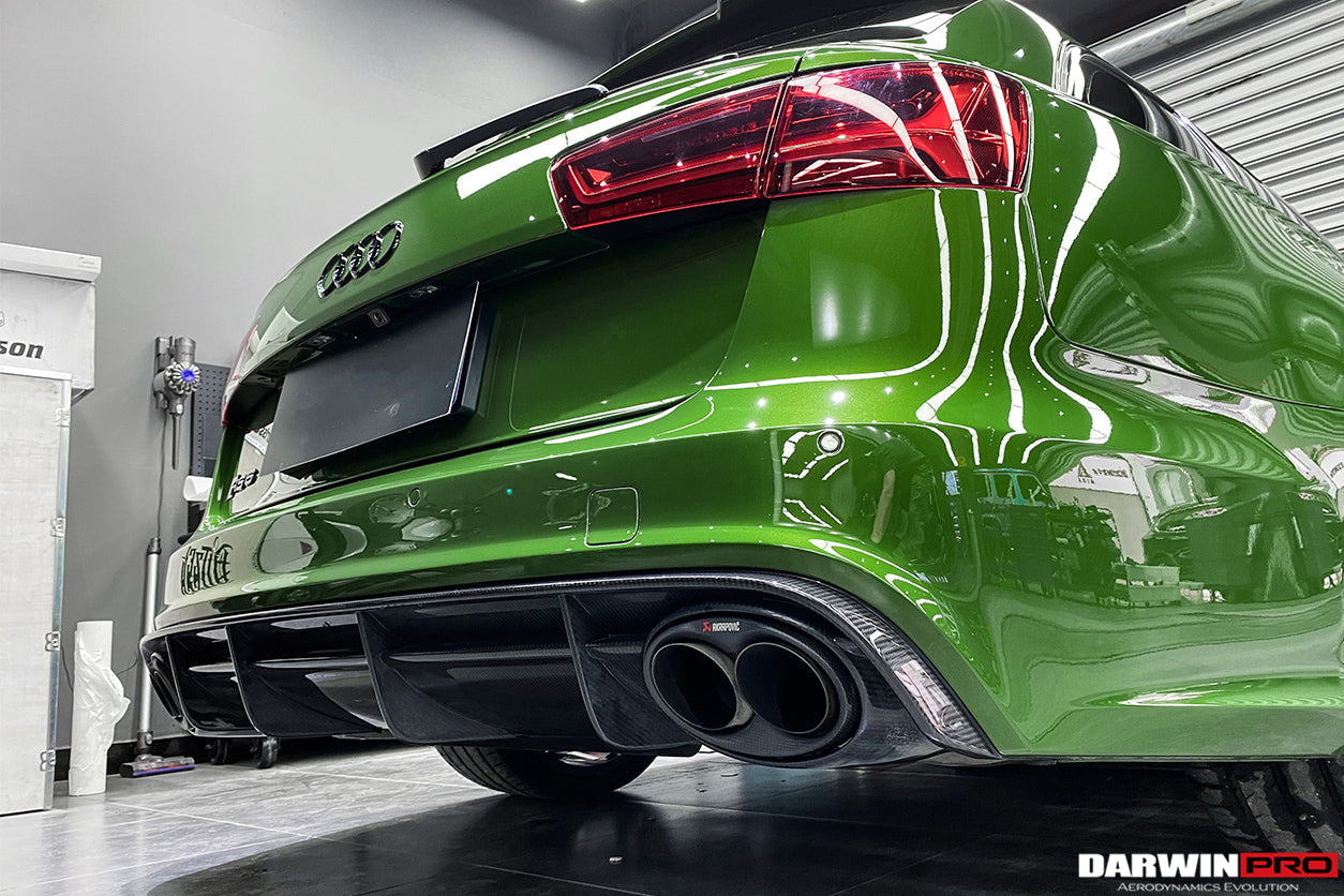 2013-2018 Audi RS6 Avant Carbon Fiber Rear Lip - DarwinPRO Aerodynamics