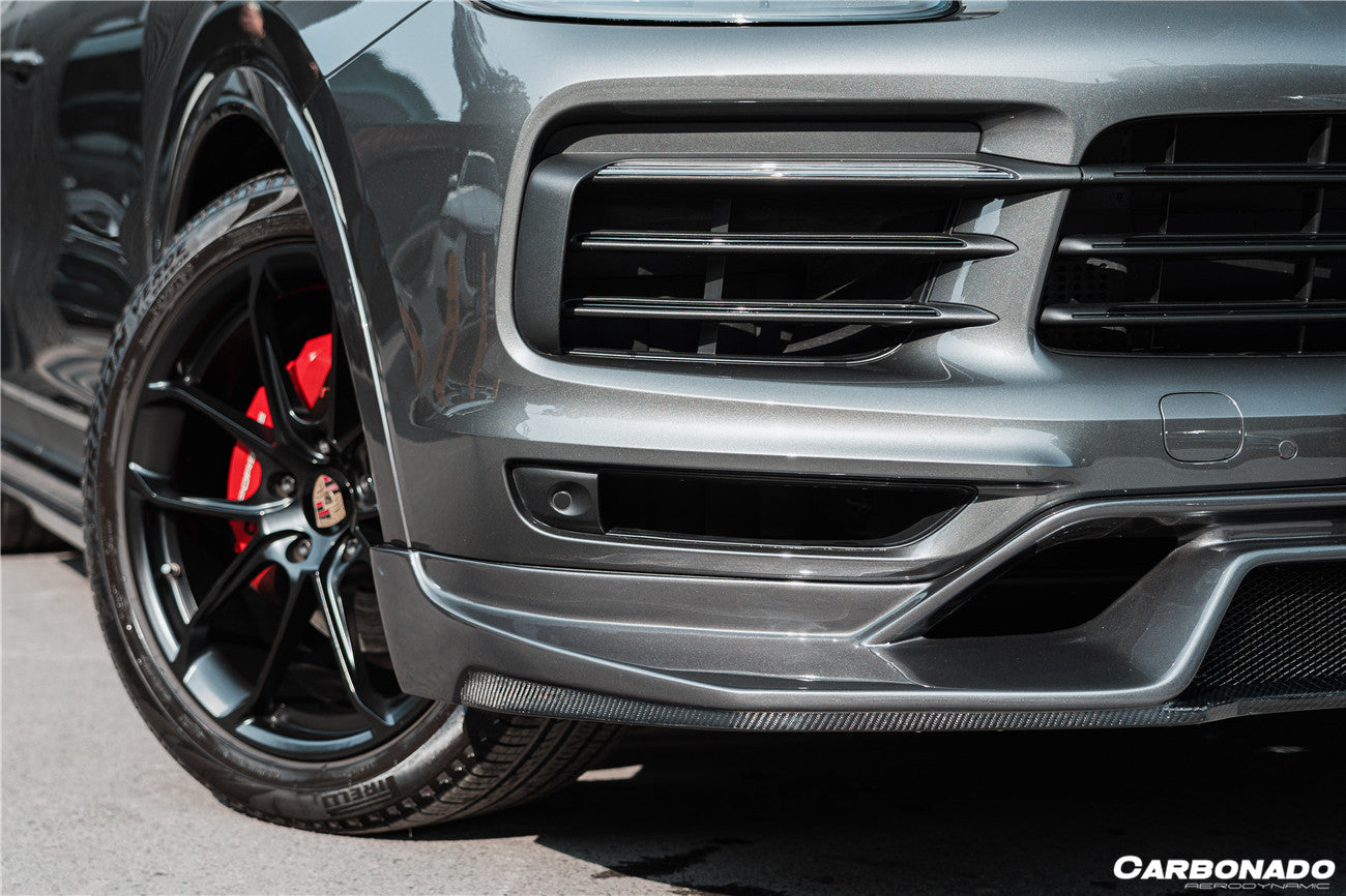 2019-2022 Porsche 959.1 Cayenne S/E-Hybrid OD Style Front Lip - Carbonado