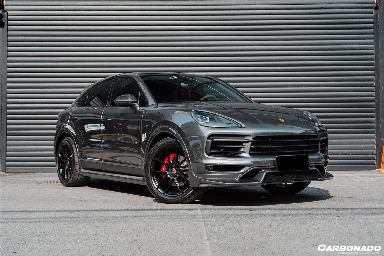 2019-2022 Porsche 959.1 Cayenne S/E-Hybrid OD Style Front Lip - Carbonado