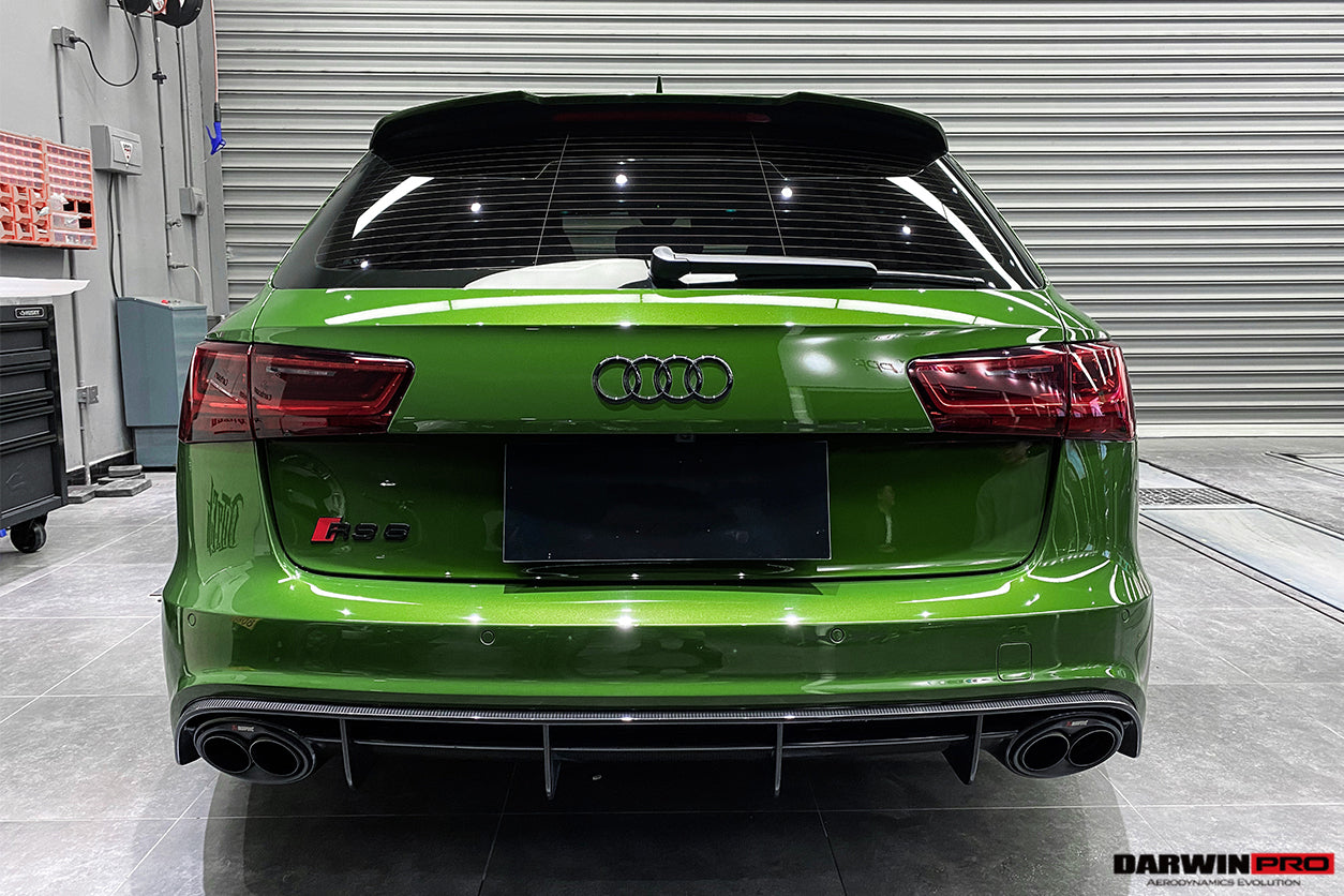 2013-2018 Audi RS6 Avant Carbon Fiber Rear Lip - DarwinPRO Aerodynamics
