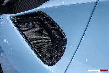 2015-2020 Ferrari 488 GTB/Spyder Pista Style Quarter Panel Side Scoops - DarwinPRO Aerodynamics