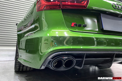 2013-2018 Audi RS6 Avant Carbon Fiber Rear Lip - DarwinPRO Aerodynamics