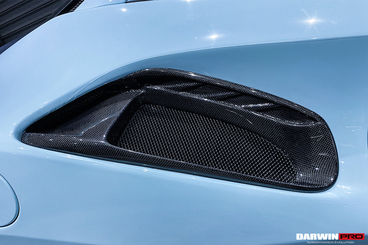 2015-2020 Ferrari 488 GTB/Spyder Pista Style Quarter Panel Side Scoops - DarwinPRO Aerodynamics
