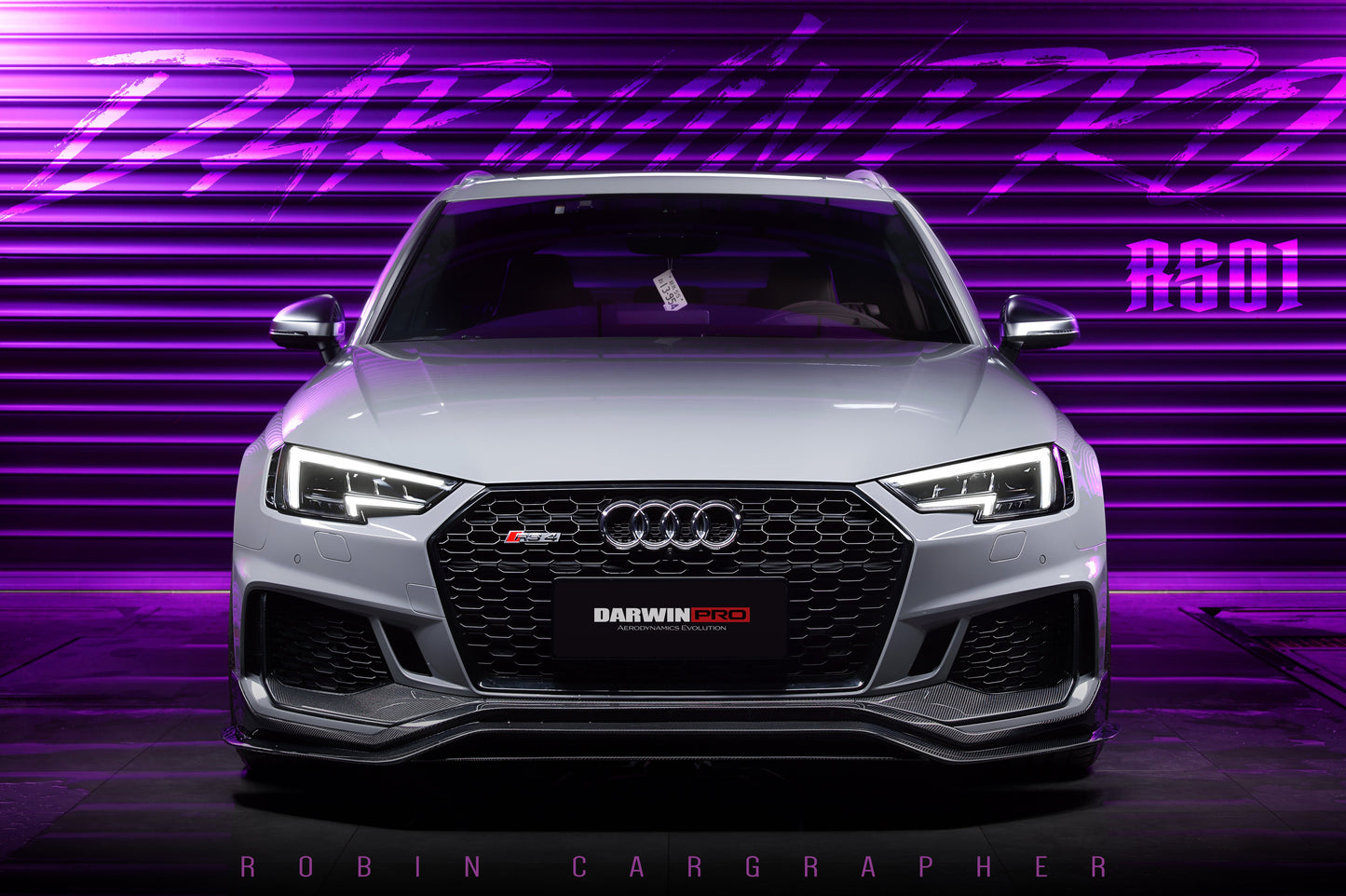 2017-2019 Audi RS4 B9 BKSS Style Front Lip - DarwinPRO Aerodynamics