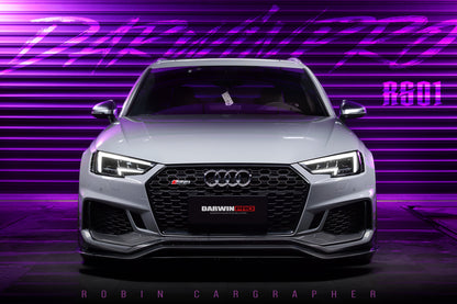 2017-2019 Audi RS4 B9 BKSS Style Front Lip - DarwinPRO Aerodynamics