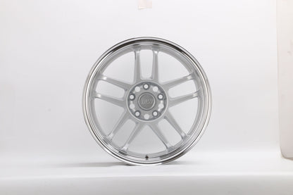 E041 Silver Machined Lip 17x8 ET40 5x112 – (Square Set of 4)