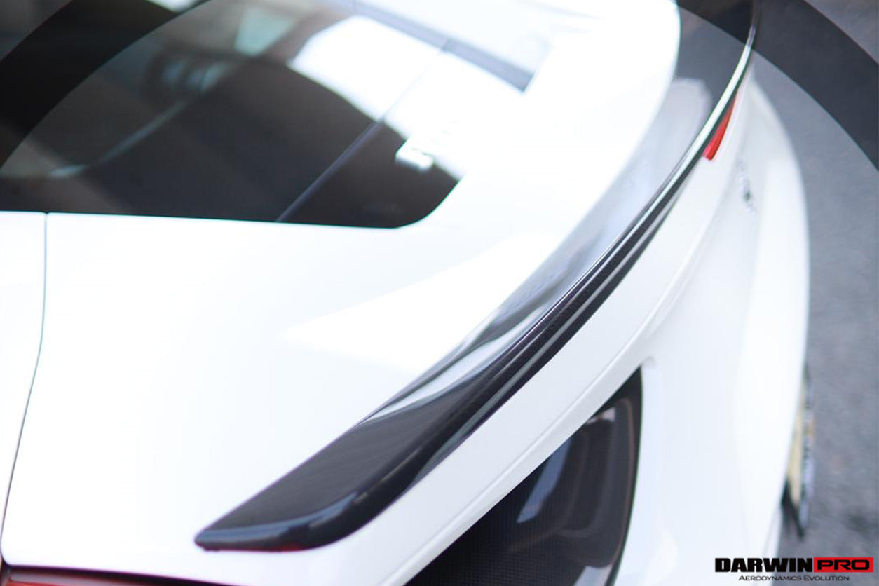 2015-2020 Ferrari 488 GTB BKSS Style Carbon Fiber Trunk Spoiler - DarwinPRO Aerodynamics