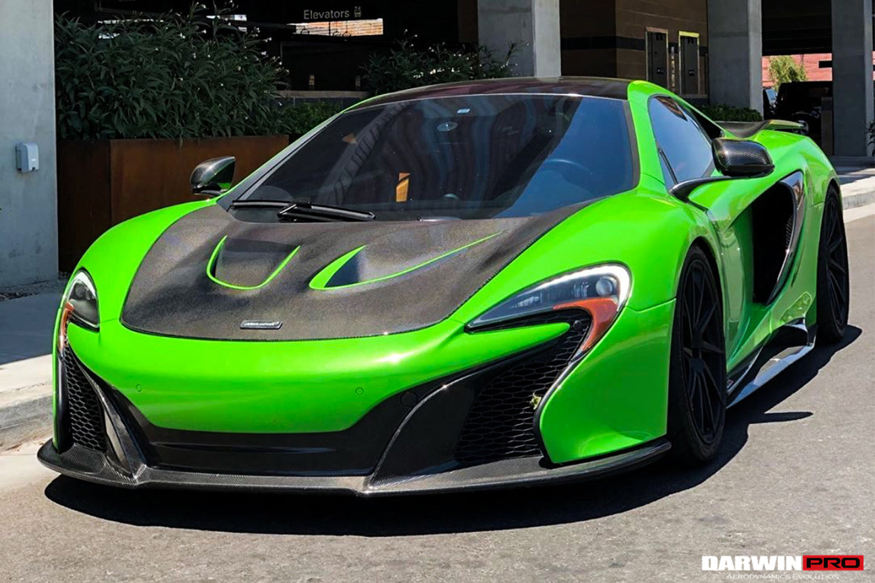 2014-2017 McLaren 650s Carbon Fiber Front Lip - DarwinPRO Aerodynamics