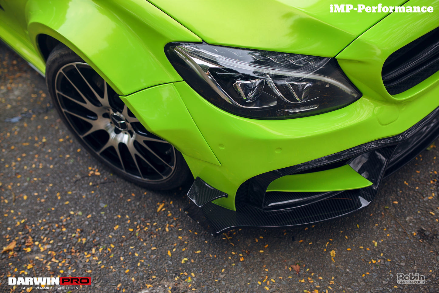 2015-2018 Mercedes Benz W205 C63/S AMG Sedan IMP Performance Partial Carbon Fiber Full Body Kit - DarwinPRO Aerodynamics