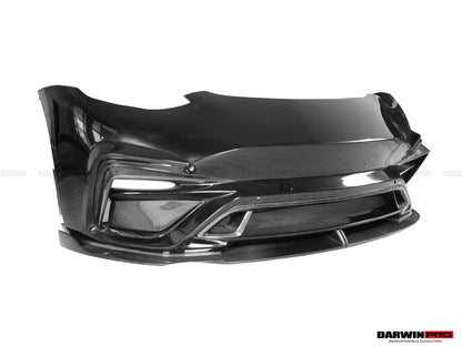 2020-2022 Tesla Model Y IMP Performance Carbon Fiber Front Bumper - DarwinPRO Aerodynamics