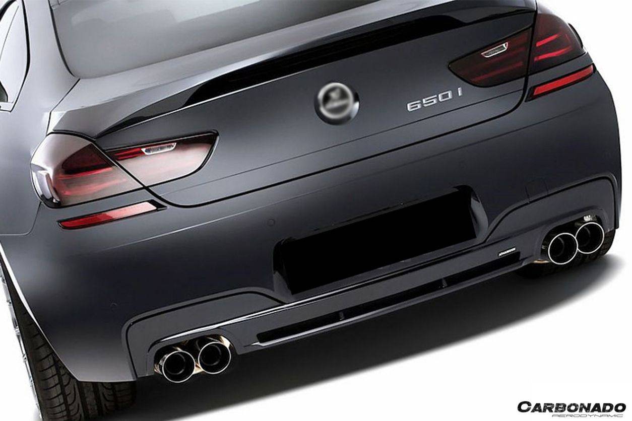 2011-2018 BMW 6 Series F06 F12 F13 HM Style Carbon Fiber Rear Diffuser - Carbonado Aero