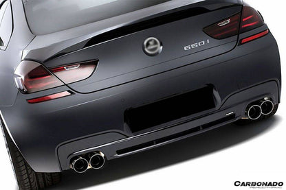 2011-2018 BMW 6 Series F06 F12 F13 HM Style Carbon Fiber Rear Diffuser - Carbonado Aero