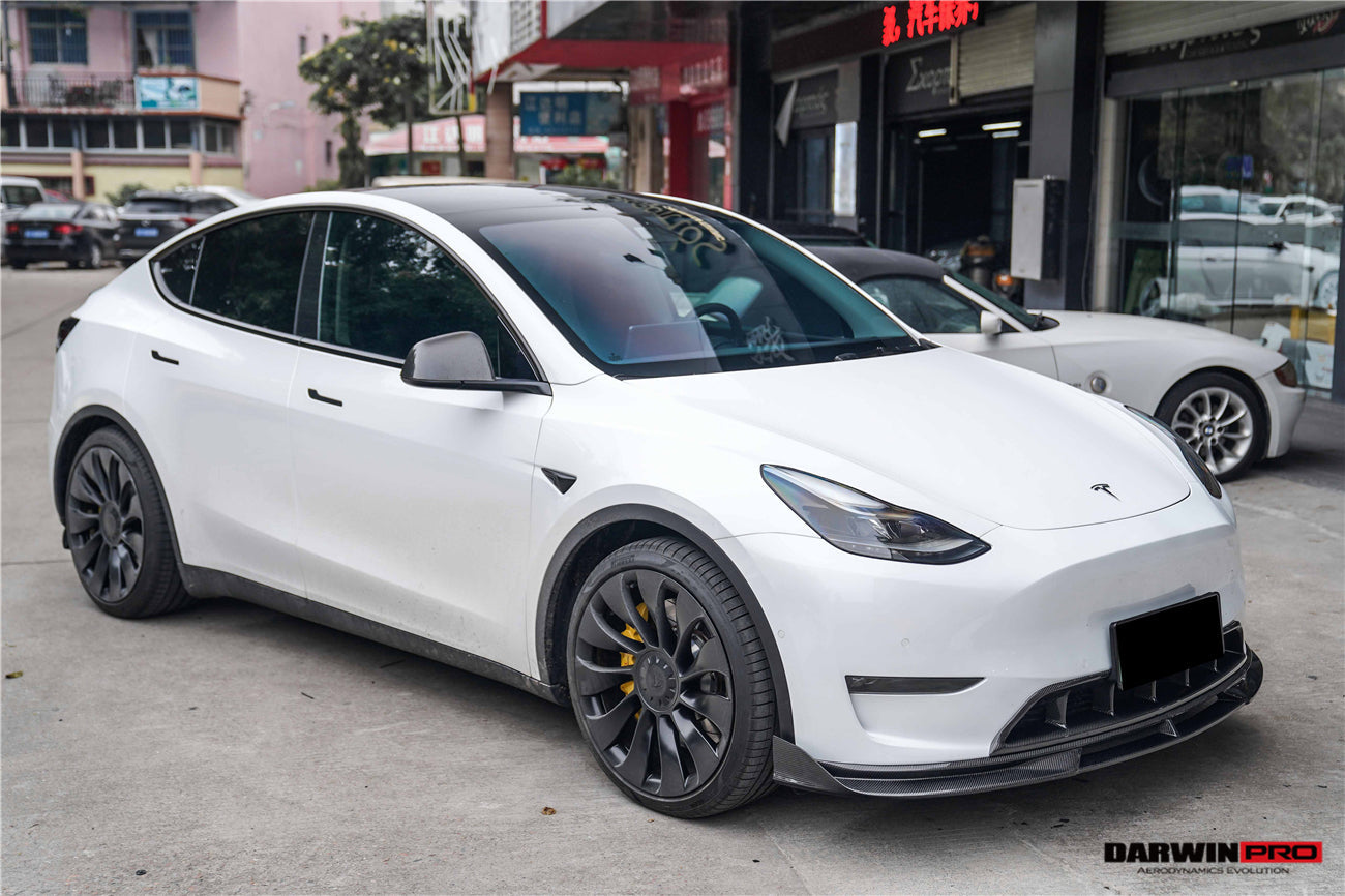 2020-2023 Tesla Model Y IMP Performance Carbon Fiber Front Bumper Grill - DarwinPRO Aerodynamics