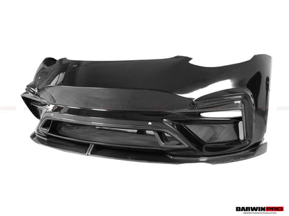 2020-2022 Tesla Model Y IMP Performance Carbon Fiber Front Bumper - DarwinPRO Aerodynamics