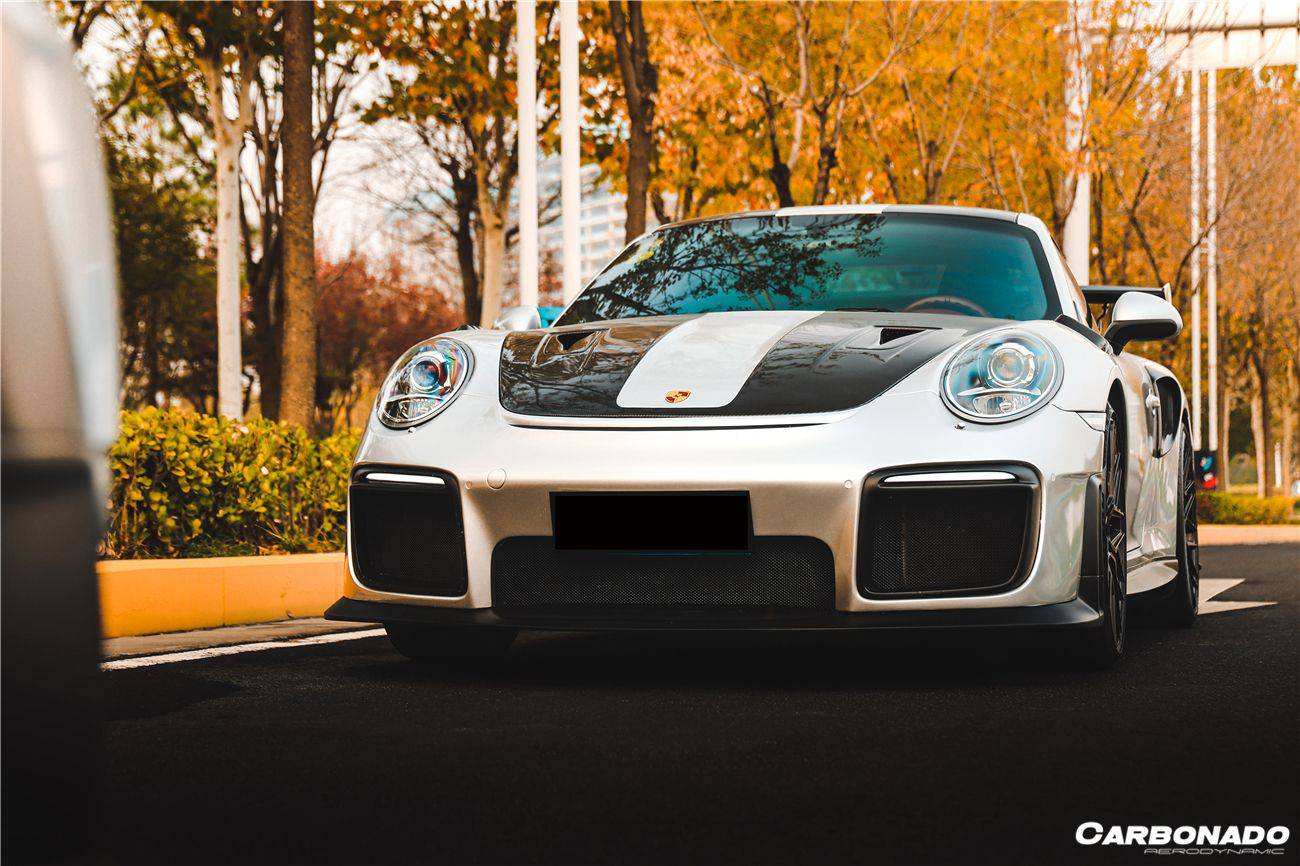 2012-2015 Porsche 911 991.1 Carrera/Targa S/4/4s GT2RS Style Front Bumper - Carbonado Aero