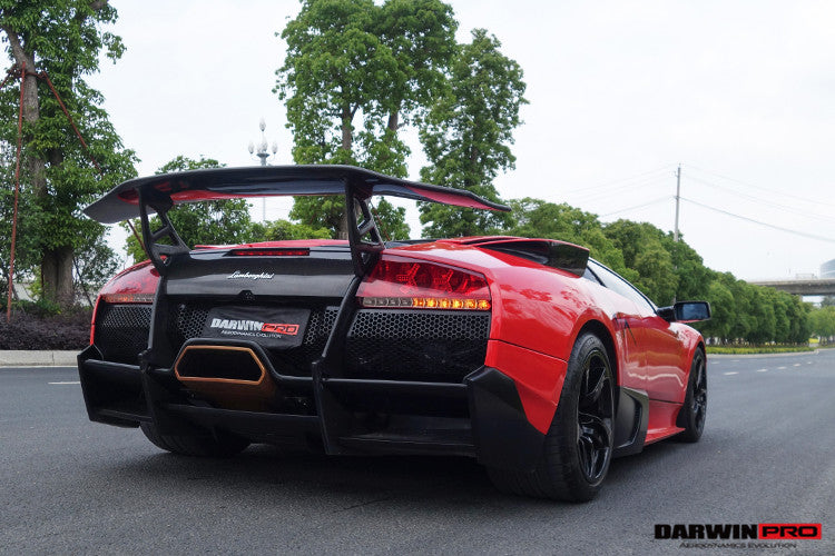 2001-2010 Lamborghini Murcielago SV Style Rear Bumper & Wing - DarwinPRO Aerodynamics