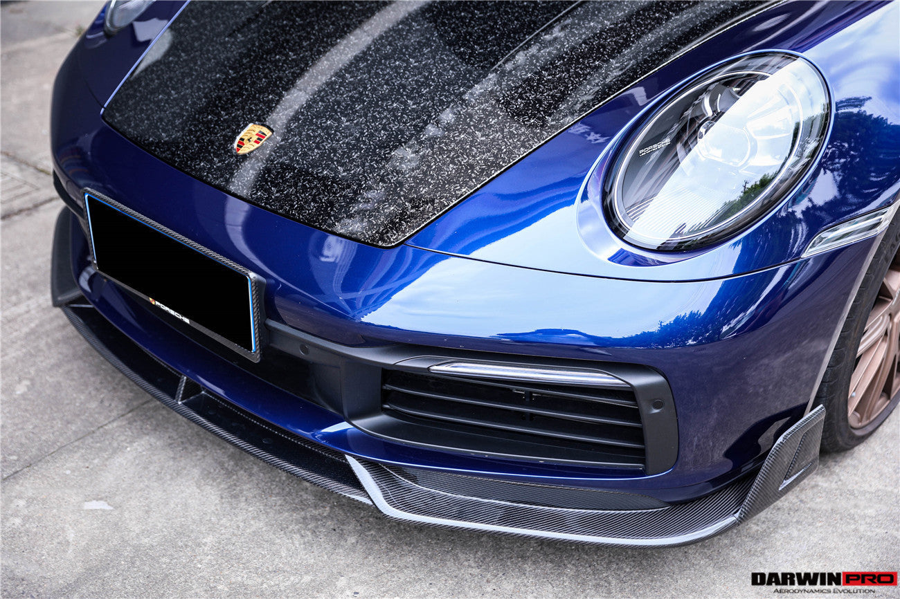 2019-2023 Porsche 911 992 Carrera S/4/4S/Targa/Cabriolet BKSS Style Front Lip - DarwinPRO Aerodynamics