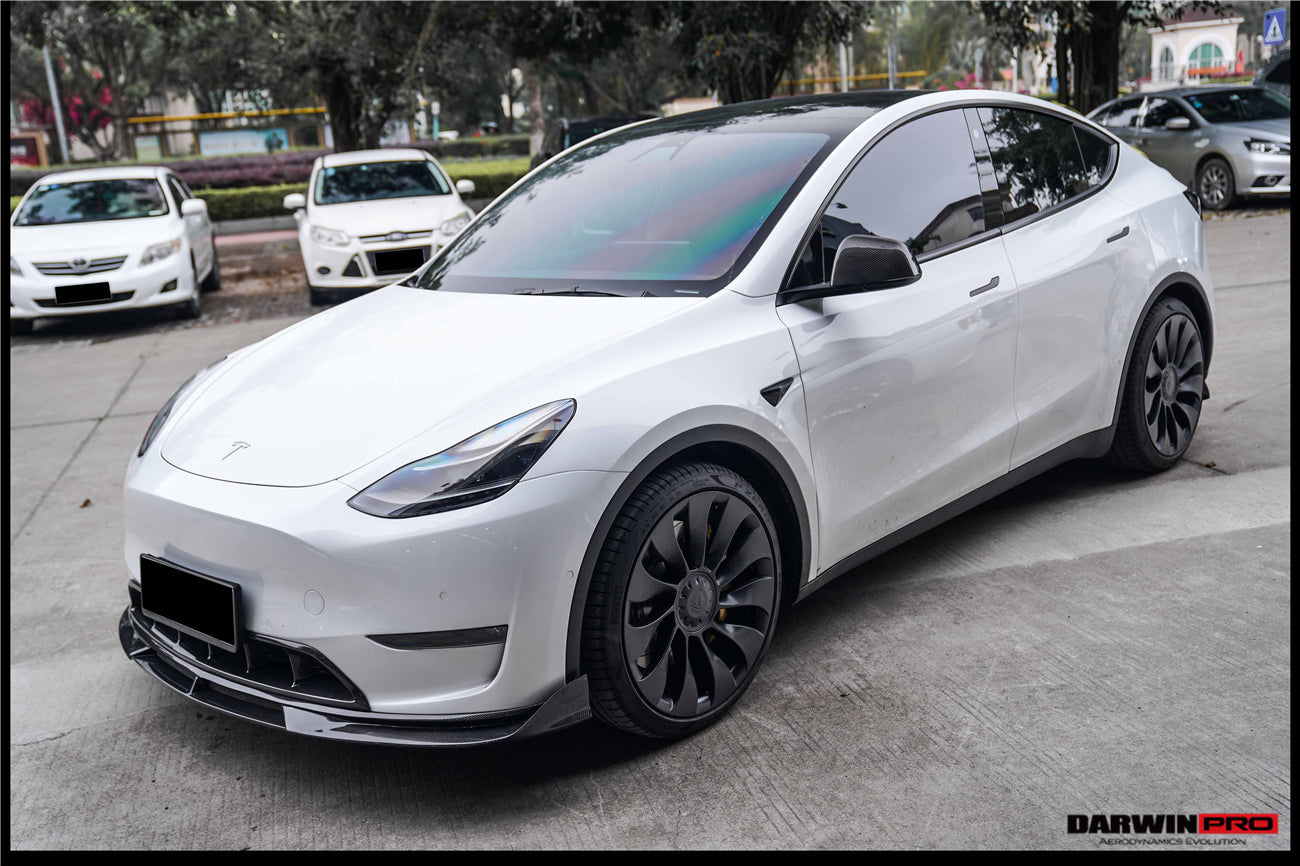 2020-2023 Tesla Model Y IMP Performance Carbon Fiber Front Lip - DarwinPRO Aerodynamics