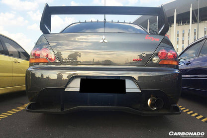 2003-2006 Mitsubishi Evolution 7/8/9 VTX Carbon Fiber Rear Diffuser - Carbonado Aero