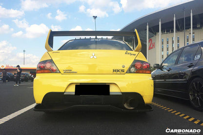 2003-2006 Mitsubishi Evolution 7/8/9 VTX Carbon Fiber Rear Diffuser - Carbonado Aero