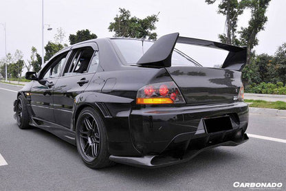 2003-2006 Mitsubishi Evolution 7/8/9 VTX Carbon Fiber Rear Diffuser - Carbonado Aero