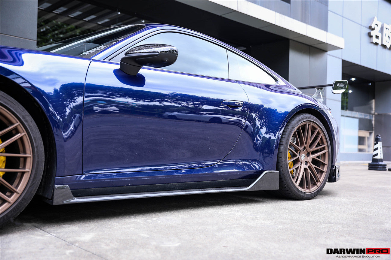 2019-2023 Porsche 911 992 Carrera S/4/4S/Targa/Cabriolet BKSS Style Side Skirts - DarwinPRO Aerodynamics