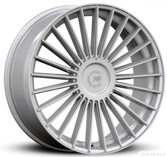 22" Road Force RF22 Silver Machine Face 5x114.3 (Set of 4)