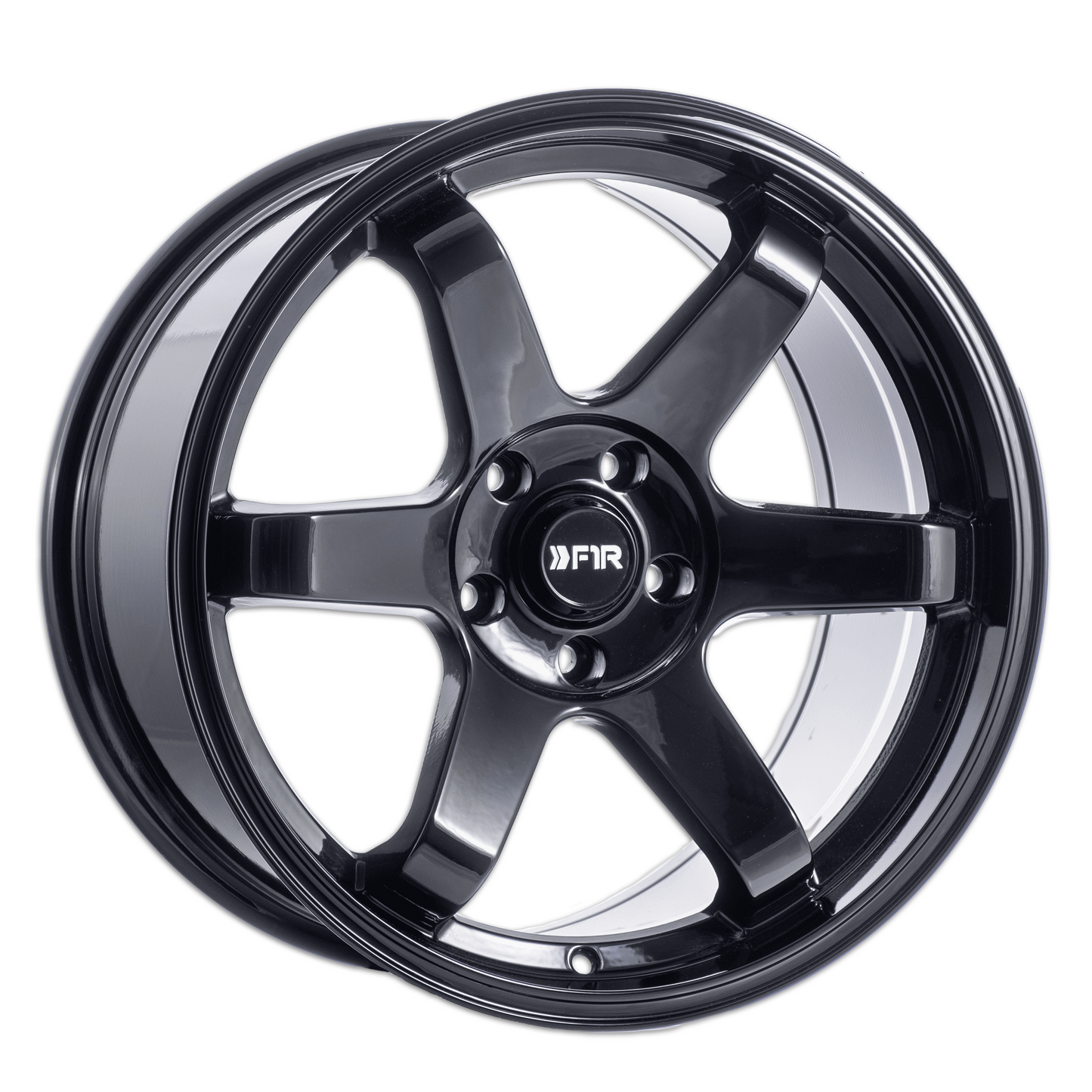 F1R F106 18x8.5 ET35 Gloss Black 5x114.3 – ( Square Set of 4 )