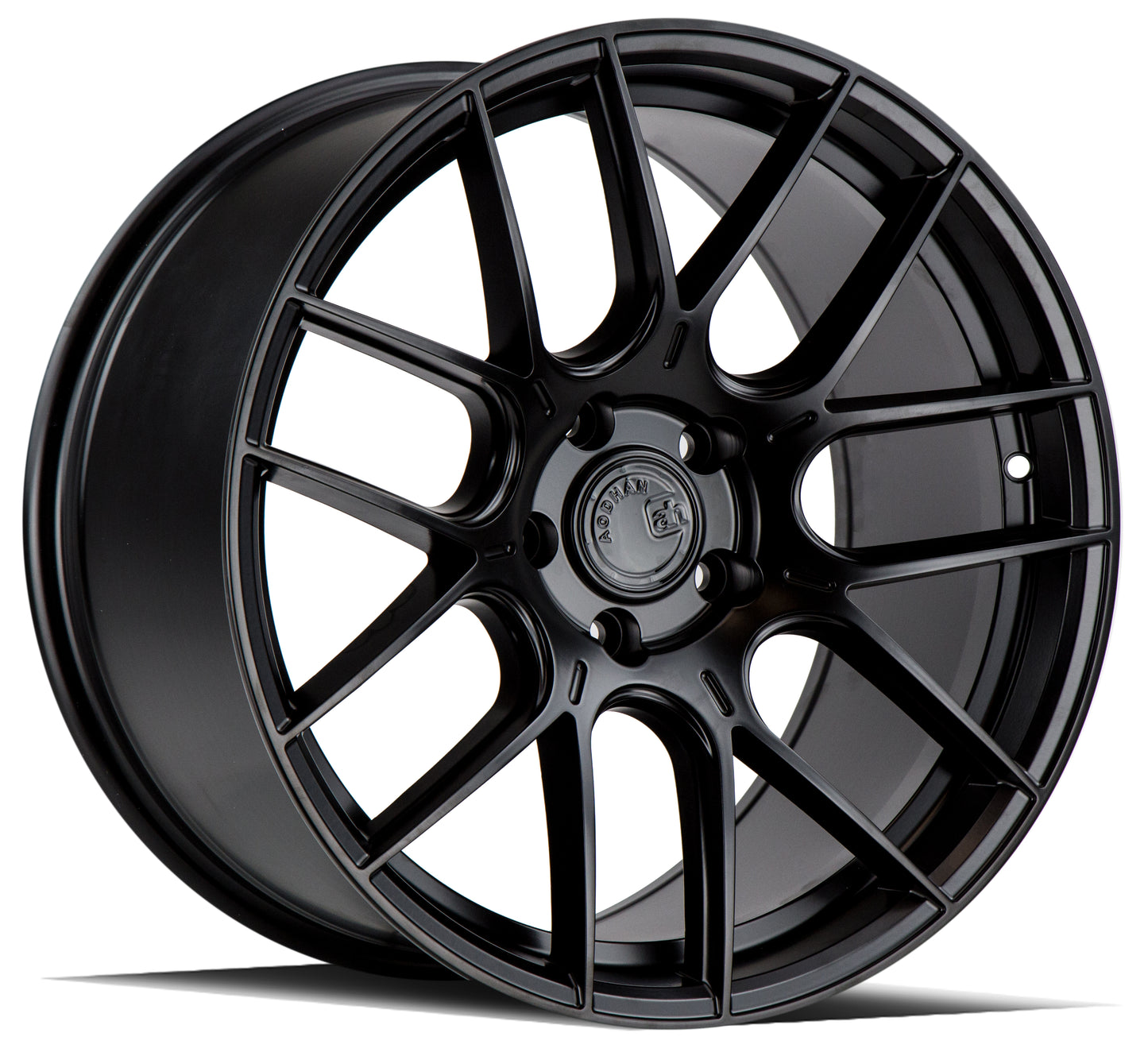 18" Aodhan AHX Matte Black 5x120 ( Staggered Setup ) ( Set of 4 )