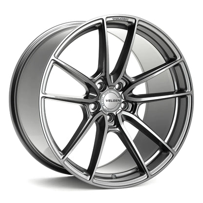 19" Velgen VF5 Gloss Gunmetal 5x114.3 ( Staggered Set ) ( Set of 4 )